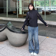 春夏款高品质冰感速干防晒服休闲户外运动外套透气弹力机能风夹克，男装防晒衣，电商A486