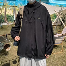 冲锋衣男秋季日系少年感潮牌高级感夹克高街工装外套W5022/P58，男装夹克，星座506