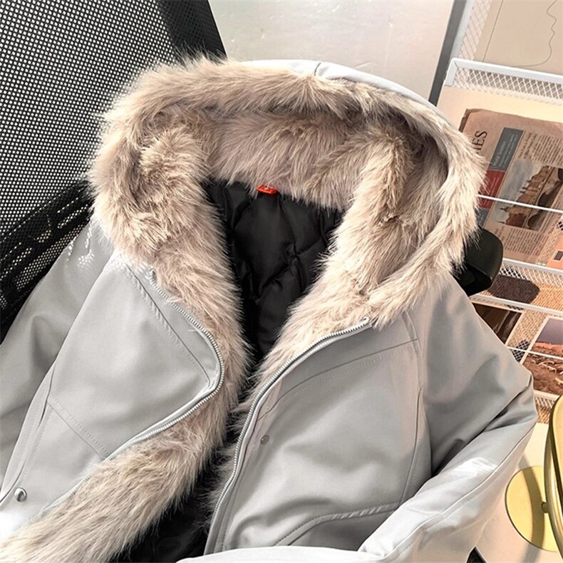 现货高品质美式高街冬季重磅硬挺短款座山雕毛领棉衣男女加厚外套,男装棉衣,电商A486