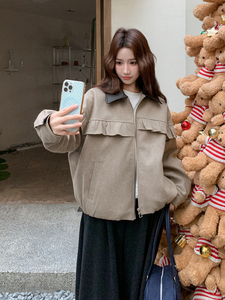 新款现货2152-P265-K395白鸭绒90绒保暖派克服休闲减龄宽松休闲图片