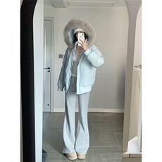 1506A/G78810/P94冬季时尚休闲风连帽面包服外套，女装短外套，星座1506A