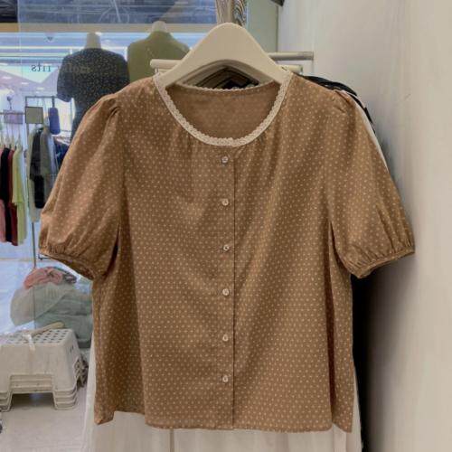 拼蕾丝边衬衣，女装，molly fits