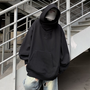 忍者卫衣男连帽潮牌美式vibe高街痞帅宽松嘻哈外套WG108-P48 绒55图片