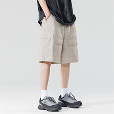 夏季新款重磅工装水洗五分短裤潮流休闲裤A436-5273-P6088，男装牛仔裤，电商A436