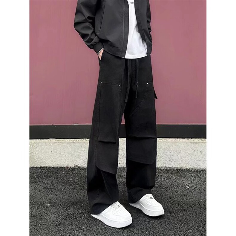 1506A/GQ010/P63新款宽松休闲裤男韩版潮流百搭裤子,男装休闲裤,星座1506A