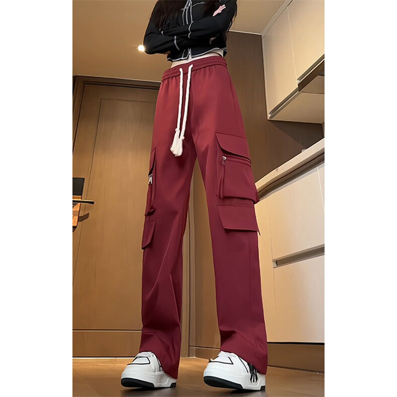 特批P35无差价25春季防水大口袋机能冲锋裤男设计感拖地长裤K1305，男装休闲裤，电商A001