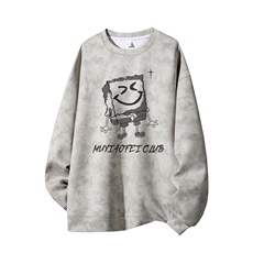 得物供货、重磅420克现货麂皮绒扎染卫衣HD019-1-LY25116ZR-P35，男装卫衣，电商019-1