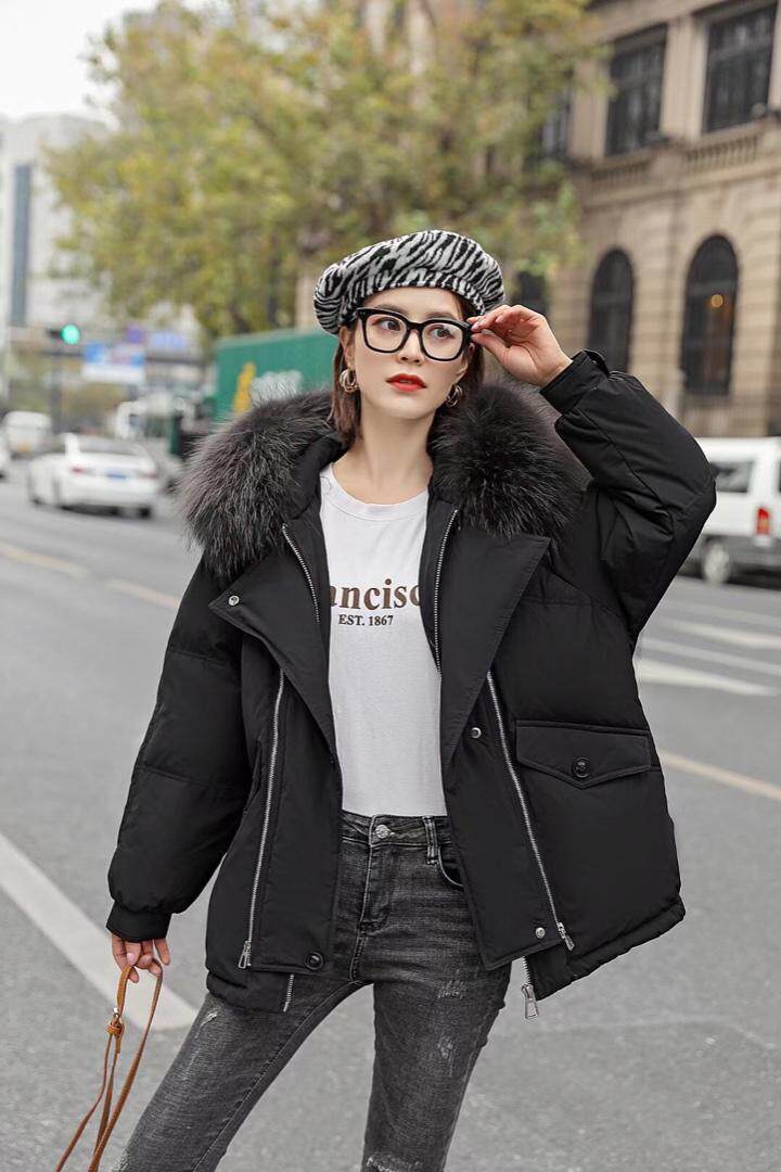 冬季轻羽绒真毛领90绒，其它，Lime meca 俪米