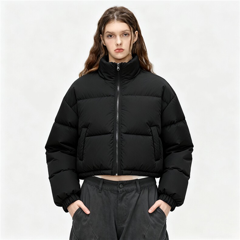 可二开立领短款面包服时尚保暖棉服A247-MY500特批65,男装棉衣,电商A247