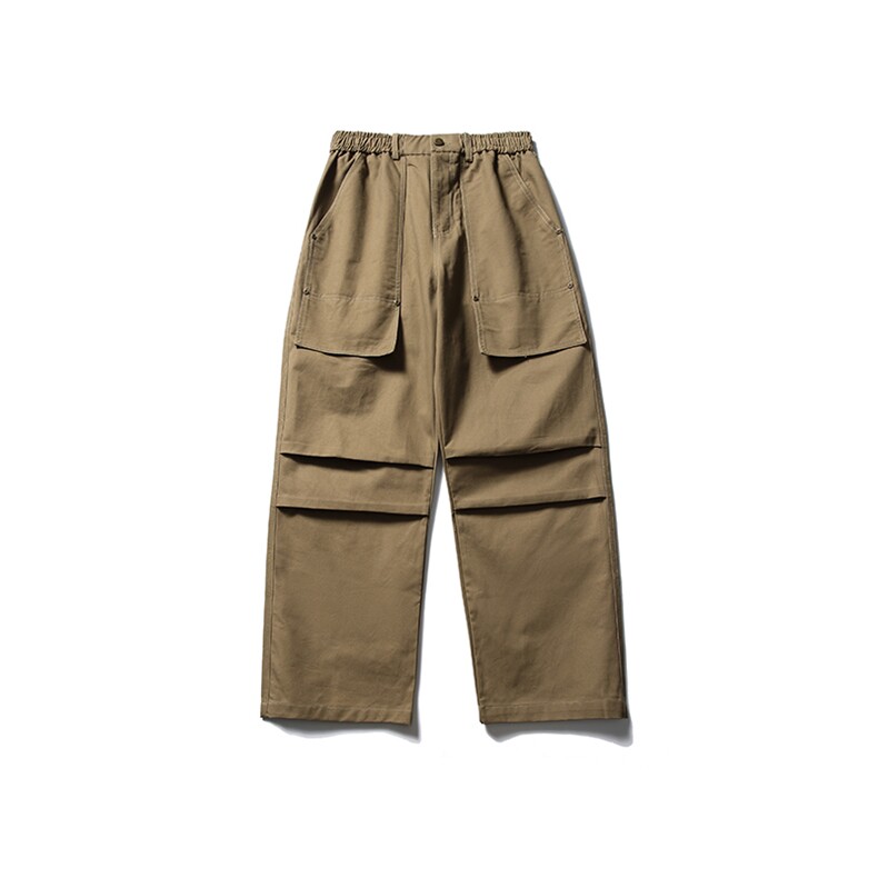 南夏乔装2025冬季新款日系立体口袋褶皱设计工装裤复古休闲长裤男，男装工装外套，电商S006（B521）