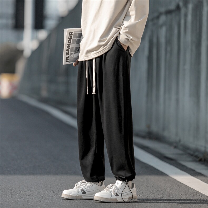 抖音直播得物2025秋冬Cityboy新品纯色运动裤卫裤K001P50,男装休闲裤,电商042