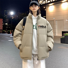 冬上新学生加棉加厚棉服潮中性风休闲立领棉衣外套男女8802-P60，男装棉衣，电商A441-1