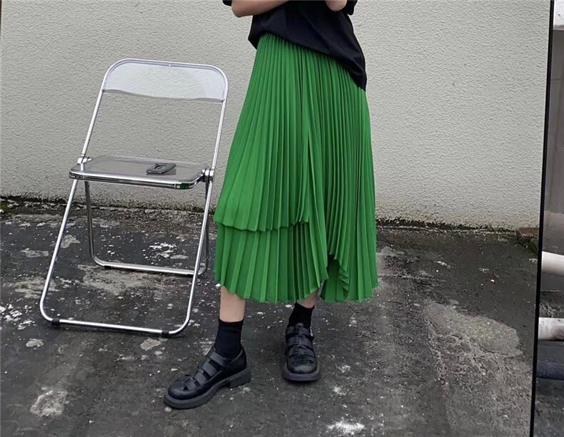 夏季哑光弹力花瑶半裙，女装半身裙，MVP