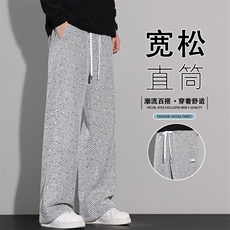 运动休闲裤男士2025秋季新款百搭宽松百搭潮牌长裤K6676-P52，男装休闲裤，星座610（原A335）