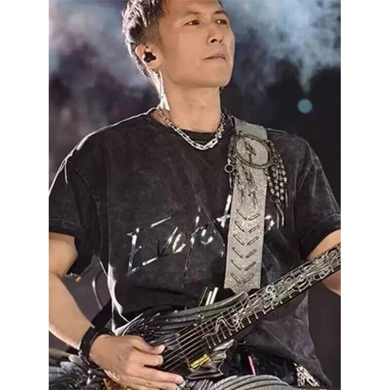 XZ809A/SXXXT04/特P29/控58重磅水洗金属印花美式复古圆领T恤,男装T恤,星座809A(原222-1)