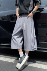 仿天丝牛仔高级感冰丝垂感休闲裤夏季新款潮牌七分裤男2562特批31，男装休闲裤，电商C305A