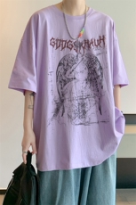 已注册/夏季内景重磅休闲短袖T恤男潮港风宽松打底衫DT00582/P25，男装T恤，电商B316