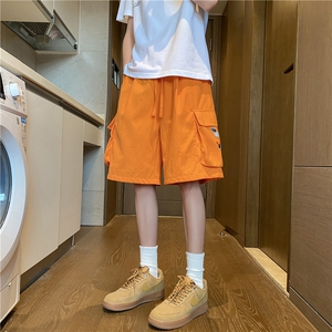 夏季新款美式工装腊肠狗宽松速干五分裤B315-K25568-特p30控58图片