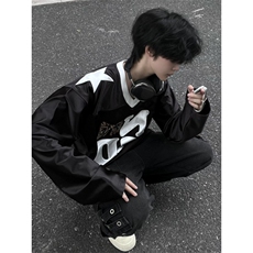 原版贴布刺绣长袖ZW0132-P45，男装卫衣，星座313A(原308A-2)