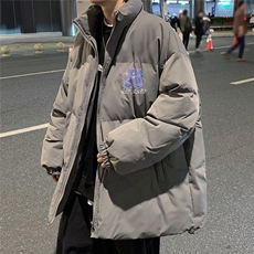 秋冬新款韩版加厚保暖立领宽松棉服外套男MY62026P115控138，男装棉衣，电商A268A
