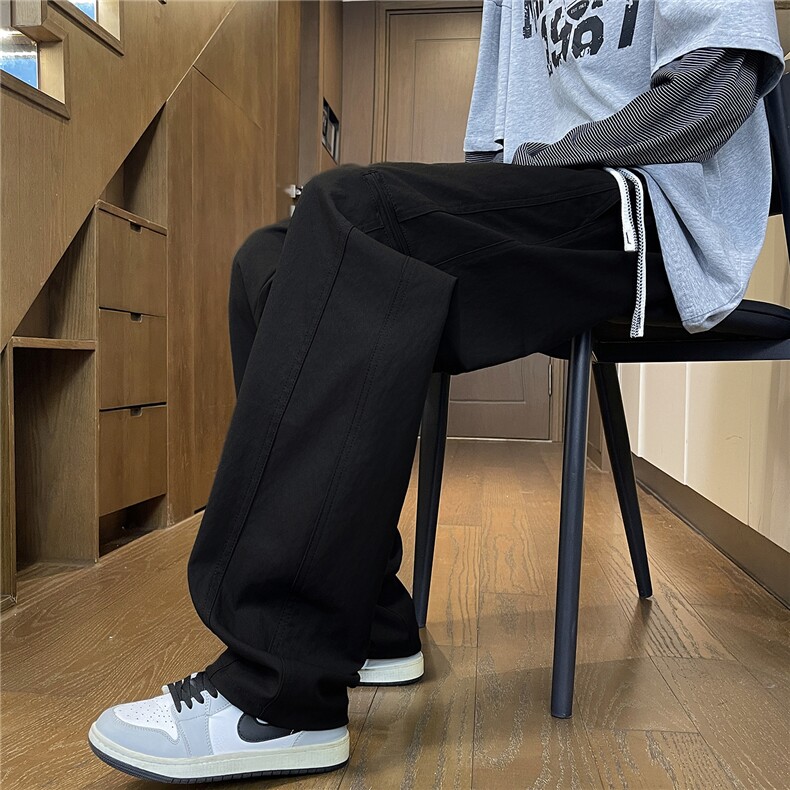 2025新款工装裤男士青少年直筒宽松美式潮牌户外休闲长裤M558-P40,男装工装外套,星座509