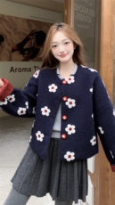 【大货】小香呢料太阳花小个子可穿短款外套7783P165K258，女装短外套，2C295