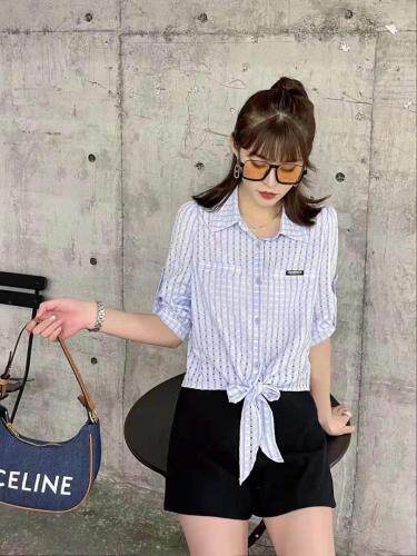 秋季新款系带衬衫，女装衬衫，斐伦缇娜