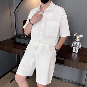 23年 男士衬衫短裤套装A210-TZ310-P95图片