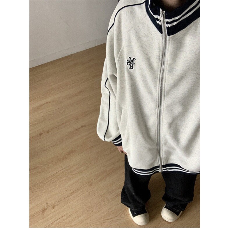 【有货】DB646-P55刺绣松弛感棒球服男女早秋外套宽松学院风夹克,男装夹克,星座603-2