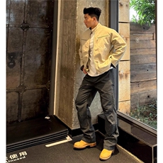 W10399-P80网图现货哈灵顿牛仔外套硬汉风立领美式复古工装夹克，男装工装外套，星座1608