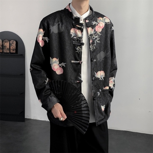 2025秋装新款 风夹克外套 新中式蟠桃唐装复古汉服 2511-P128图片