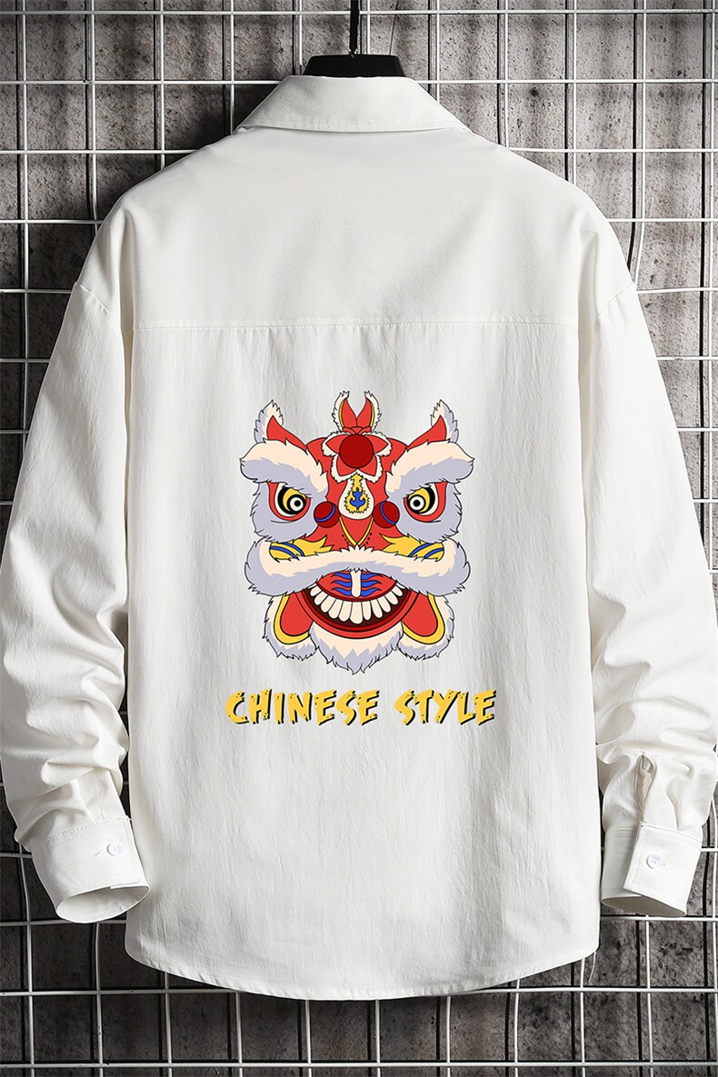 CS15185-P38加绒款-P48长袖衬衫男士大码宽松衬衣男寸衫网格,男装衬衫,电商A040A