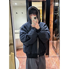 两面穿现货重磅短款座山雕棉衣男女双面穿毛毛绒棉服加厚外套，男装棉衣，电商A486