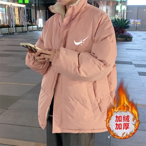 ！2023冬季新款男士加绒加厚棉衣潮流立领棉服外套MY109特P78图片