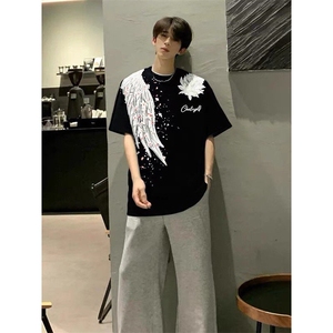 原版工艺立体羽翼纯棉短袖ZX0298-P35图片