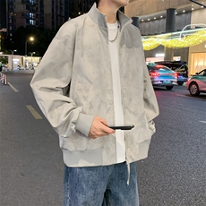 痞帅外套男ins高街潮牌港风日系原宿风潮流宽松夹克JK02538-P73，男装夹克，星座308B-2