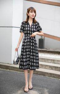 现货供应：南韩丝连衣裙M一XXL，女装连衣裙，拉思维加丝