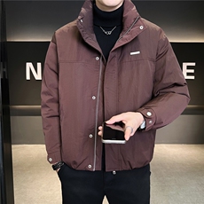 标50绒轻薄羽绒服男冬季2025新款加厚立领外套A313-58070-P185，男装羽绒服，电商A313