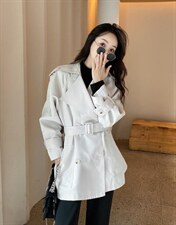 香丽迪秋装新款短款风衣，女装风衣，香丽迪1