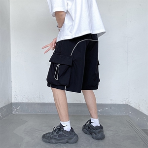 短裤男夏季外穿新款潮流工装裤宽松薄款休闲百搭五分裤DK121-p30图片