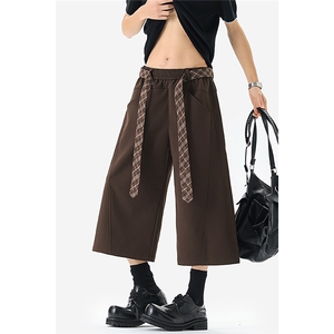 2026夏季新款拼接腰带K24060改七分裤男K14060-特P35建议零售价88图片