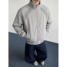 高品质春装新款老钱风美式高街解构立领棒球服飞行夹克潮休闲外套，男装夹克，电商A486