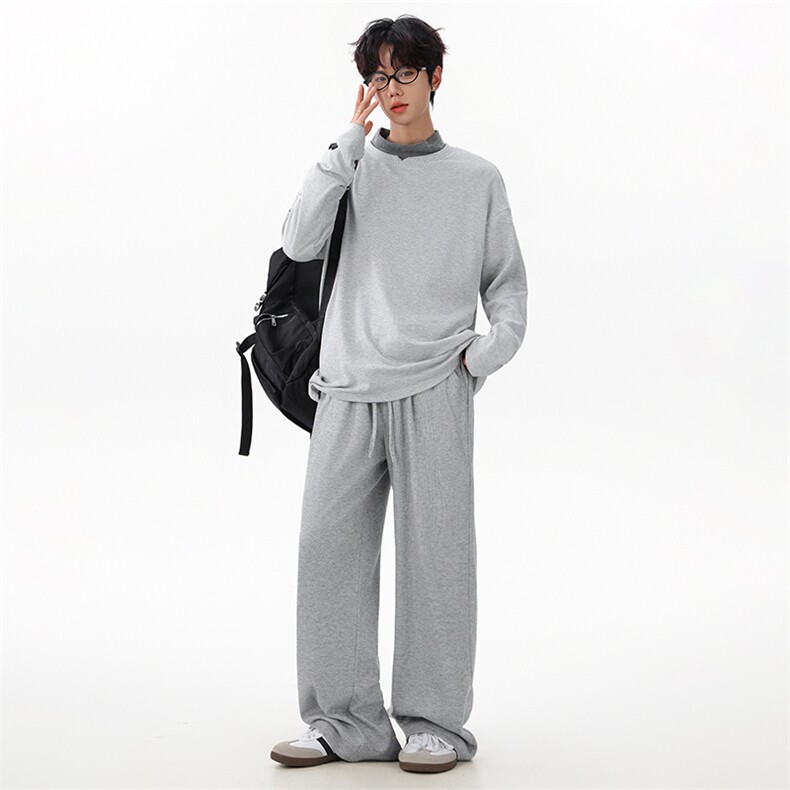 秋季新款半高领打底衫卫裤套装时尚XZ302B-1-TC3219+CK2376-P60,男装休闲裤,星座302B-1