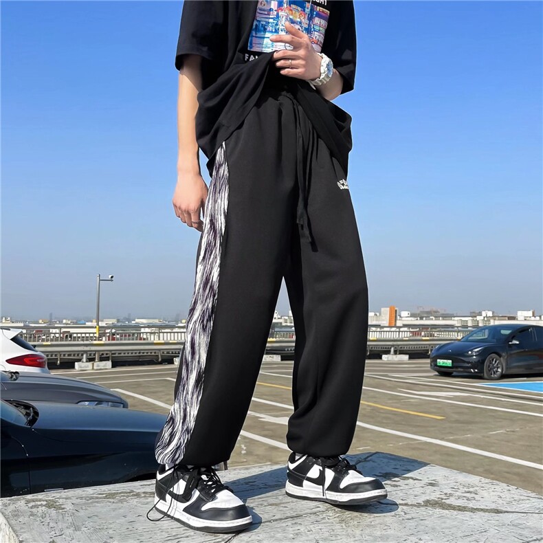 文艺潮气质简约休闲裤男长裤春季中腰新款A99P28,男装休闲裤,星座1116-2