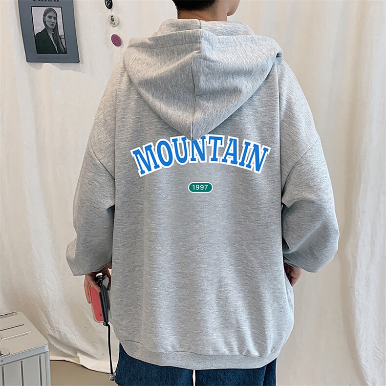 KS21231-P38 加绒-P43 连帽开衫卫衣男运动外套大码班服图片