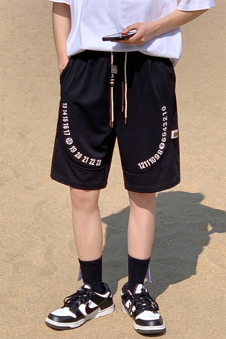 2024美式短裤男重磅300克菠萝格抖音得物五分裤女-2404批22控48,男装牛仔裤,星座207