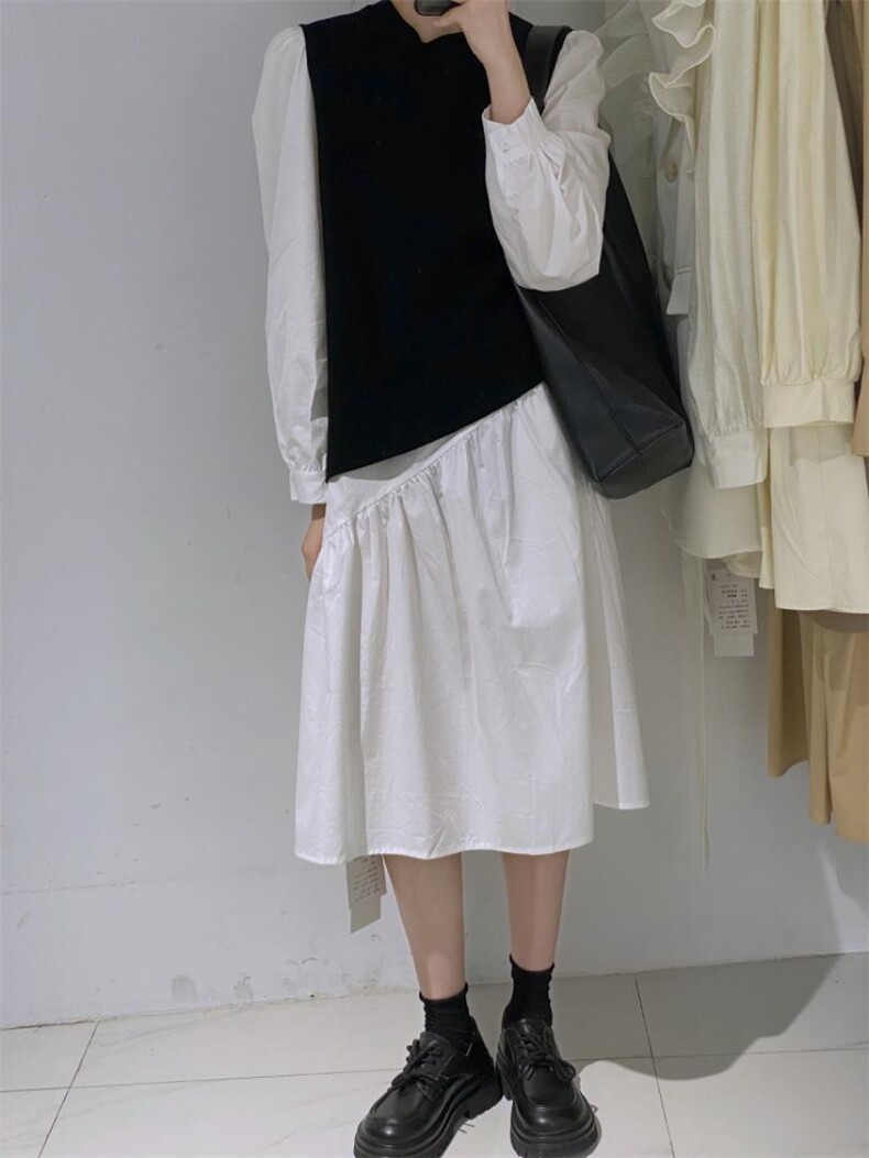 马甲?连衣裙两件套，女装马甲，驿谷