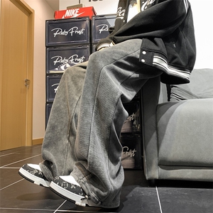 量大优 供视频  重磅水洗长裤美式复古休闲裤男 CP39-P55图片