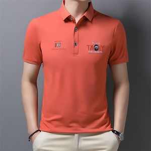 爸爸夏装短袖T恤男中年男士POLO衫中老年人男装衣服2023夏季新款图片