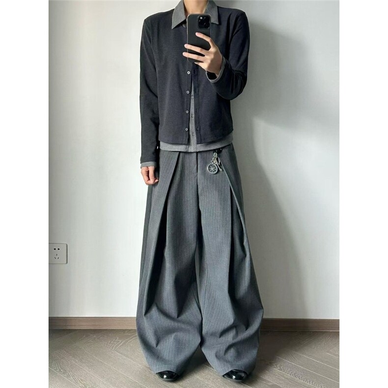 9102-P712025春季新款假两件拼接衬衫领撞色长袖T恤女显瘦,男装T恤,电商B323A